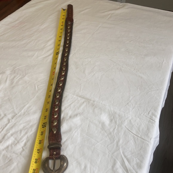 VTG. Paris France brass snake buckle belt. - Picture 9 of 11